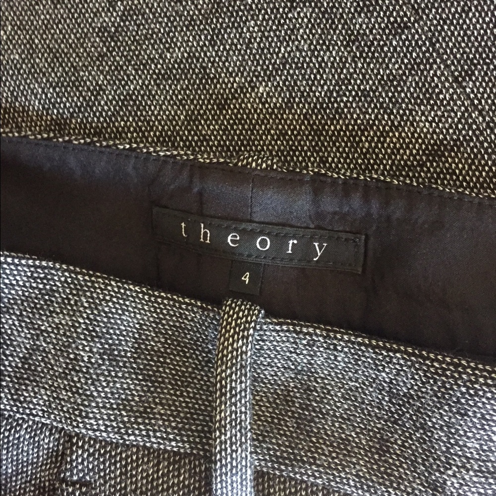 Theory Knit Crop Ankle Pants.